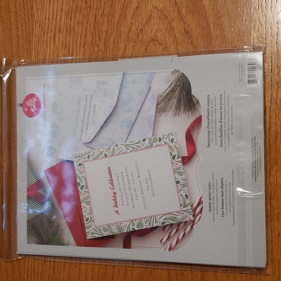 🛍 2/$6 🛍 snow day stationery - Picture 2 of 3